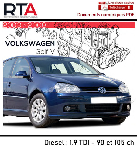 Volkswagen golf tdi rta - 5,