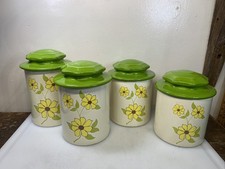 Set 4 barattoli in ceramica