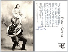 Cartolina bambino uomo che