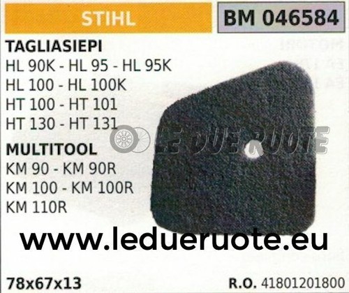 41801201800 spugna filtro aria - spugna,