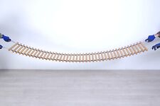 Attrezzo palestra bambini vintage ponte tibetano sospeso in legno anni 80