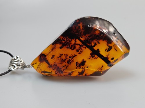 Collana ambra con - , molte