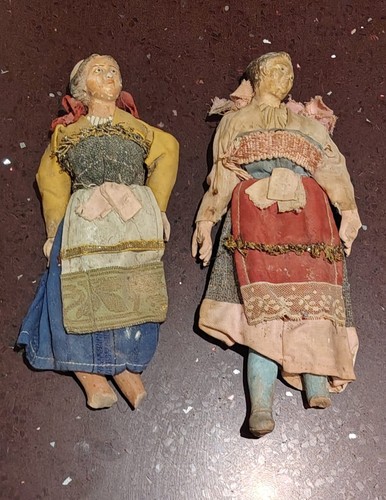 Antica coppia statuette - coppia,