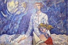 Giampaolo Talani  Serigrafia Notte di San Lorenzo III