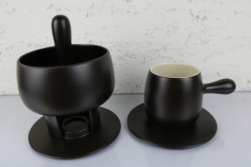 Tazza ceramica per fonduta - in,