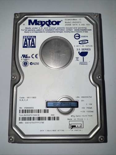 Disco rigido maxtor diamondmax - maxtor,