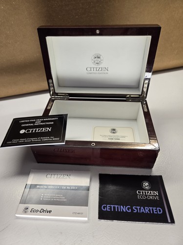 Citizen eco drive watch - watch, box