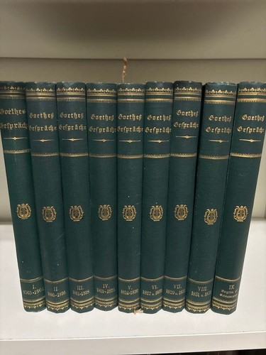 Goethes gespräche - goethes,