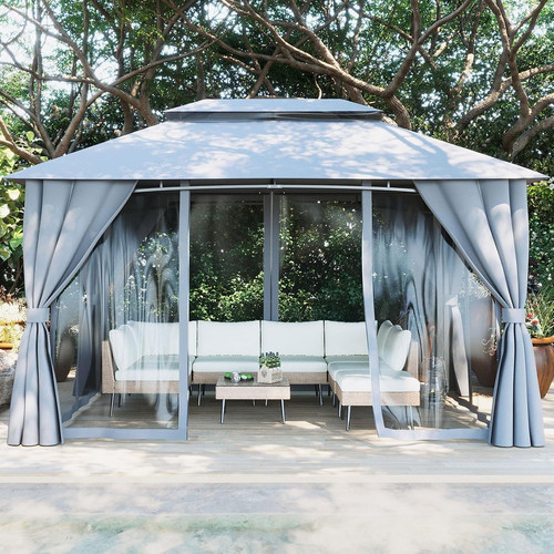 Gazebo 10x13 with - gazebo,