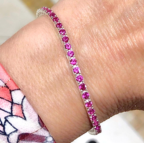 Bracciale tennis argento - tennis,