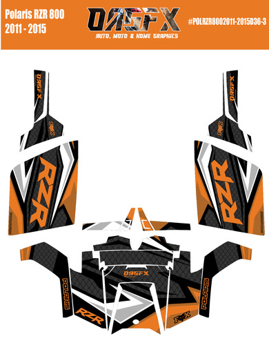 Kit grafica d36 polaris rzr - kit,