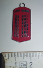 80'S - CIONDOLO CABINA TELEFONICA INGLESE - ROSSO