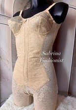 ?TUTINA INTIMA VINTAGE ERRECI REGGICALZE MODELLANTE NYLON SHAPEWEAR LINGERIE