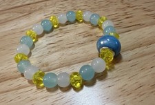 Pale Blue & White Yellow