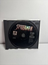 Spider-Man Per Sony PlayStation PS1 Gioco Etichetta Nera. Solo Disco