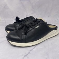 Naot Leather Lace-Up Slide Sneakers Elios Soft Mule Womens Sz 38 US 7 - 7.5 M