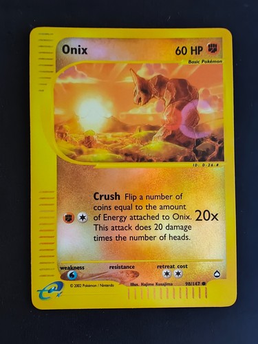Onix 147 reverse holo - onix, 98/147