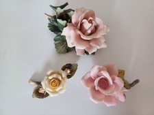 Rosa in porcellana d'Italia