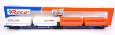 Roco H0 47100 carrello porta container doppio Hornbach/Schenker DB - mai usato ZY2310