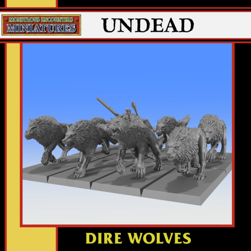 Dire wolves non morti conti - wolves,