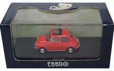 Modellino auto d'epoca 1/43 Fiat 500 F 1965 rosso pressofuso collezione