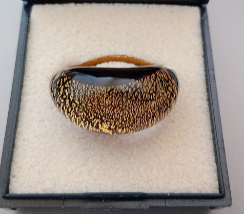 Anello vintage vetro murano - vintage,