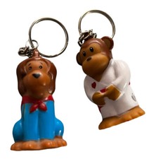 American Heart Association 2 portachiavi: scimmia karate e cane supereroe