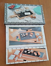 Set preparazione SUSHI coltello, ardesia, bamboo, bacchette, ciotole AD TREND