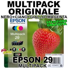 Epson 29 MULTIPACK 4 COLORI CARTUCCE ORIGINALI XP-235 XP-245 XP-452 XP-455