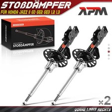 2 ammortizzatori molla anteriore sinistro destro per honda jazz ii gd ge2 ge3 1.2 1.3