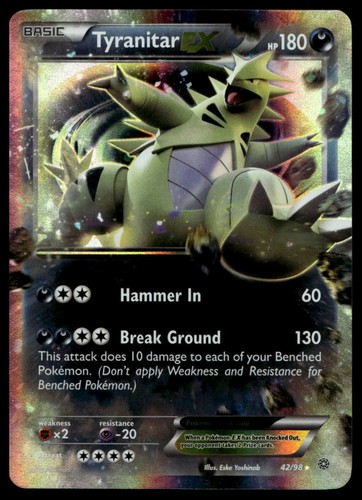 Holofoil tyranitar 98 xy - ex,