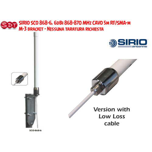 Sirio sco 868 6dbi - sco, 868-870