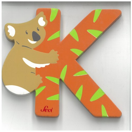 Sevi lettera arancio koala - lettera, k