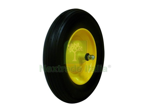 1pz ruota piena carriola - x,