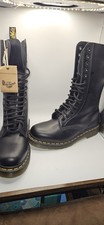 Stivali Dr. Martens 1914 pelle liscia 14 occhielli neri - taglia 5 UK - autentici
