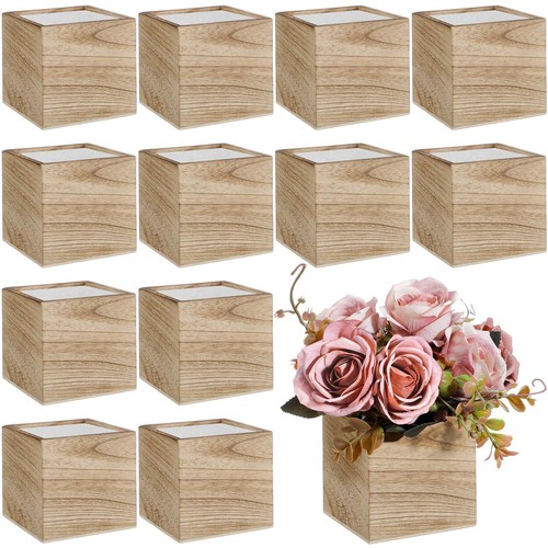 Set fioriere legno da 4 - legno,
