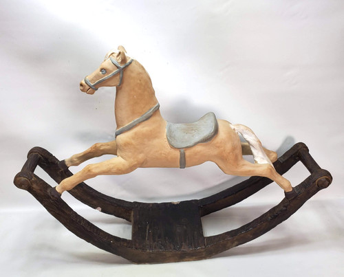 Statuina cavallo dondolo - cavallo,