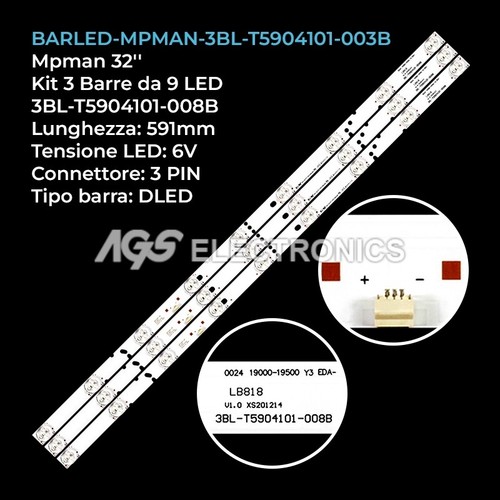 Kit barre strip - 3,