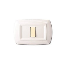 Placca Serie Magic Bticino in Plastica 1 Posto Bianca Per interruttori e prese e