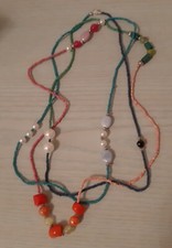 collana lunga multicolor
