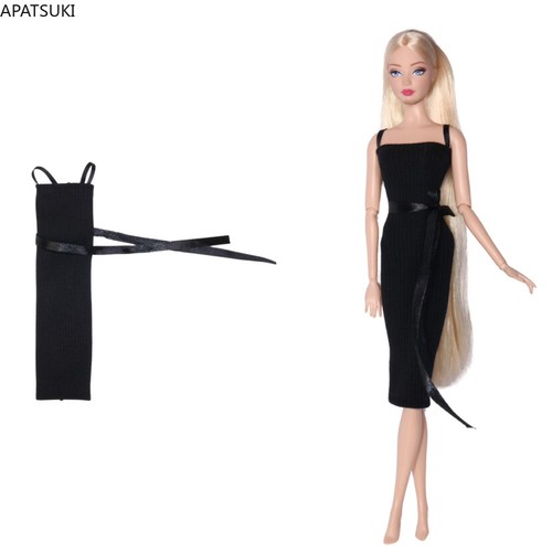 Vestito bambola nero - , aderente