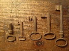 Set 5 Chiavi Piccole Antiche