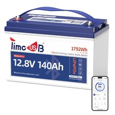 Timeusb lifepo4 12v 140ah - timeusb,
