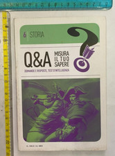 STORIA Q&A MISURA IL TUO SAPERE DOMANDE E RISPOSTE, TEST D'INTELLIGENZA +SDA