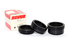 REVUE EXTENSION TUBE M42 Tubi Prolunga mm. 11 17 23 x FOTO Macro Close Up Reflex