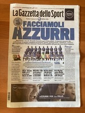 GAZZETTA DELLO SPORT 12 Giugno 2014 - Gazzetta AZZURRA ITALIA Mondiali Brasile
