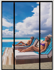 Porta Schermo Scorrevole Adatto per Porta Dimensioni 72 x 82, Schermo Magnetico Porta Schermo Dimensioni...