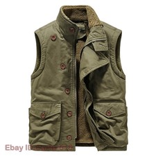 Gilet vintage uomo aviatore
