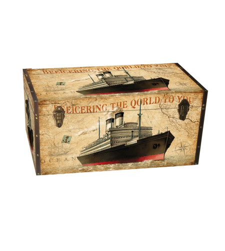 Baule legno vintage - baule,