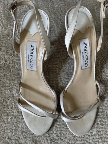 Sandali bianchi raso - sandali, in